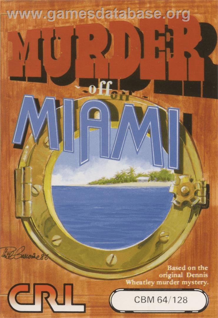 Murder Off Miami - Commodore 64 - Artwork - Box