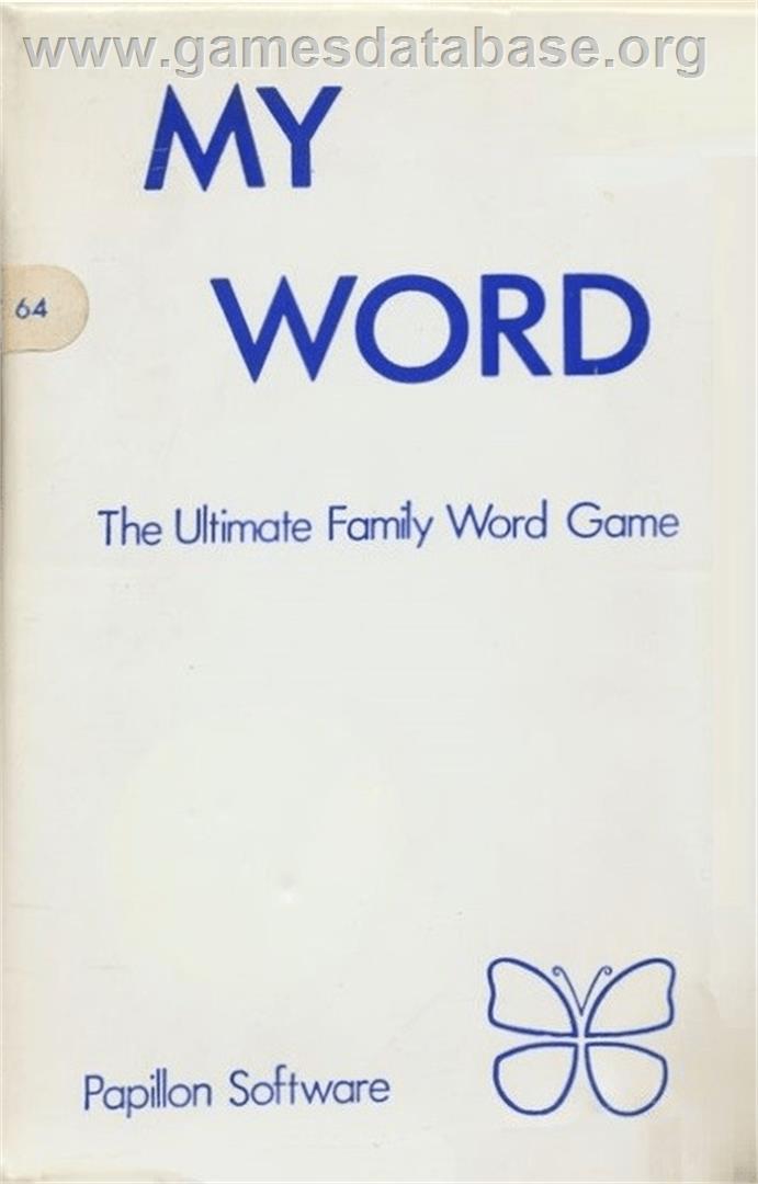 My Word - The Ultimate Family Word Game - Commodore 64 - Artwork - Box