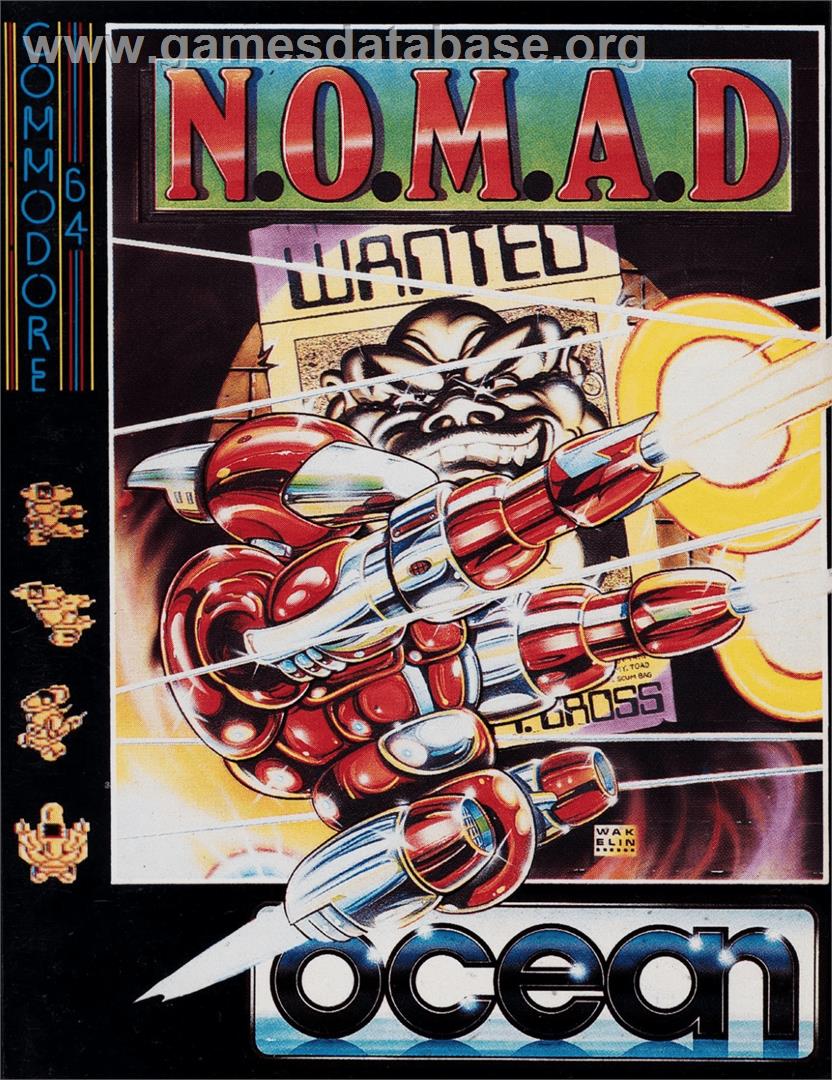 N.O.M.A.D - Commodore 64 - Artwork - Box