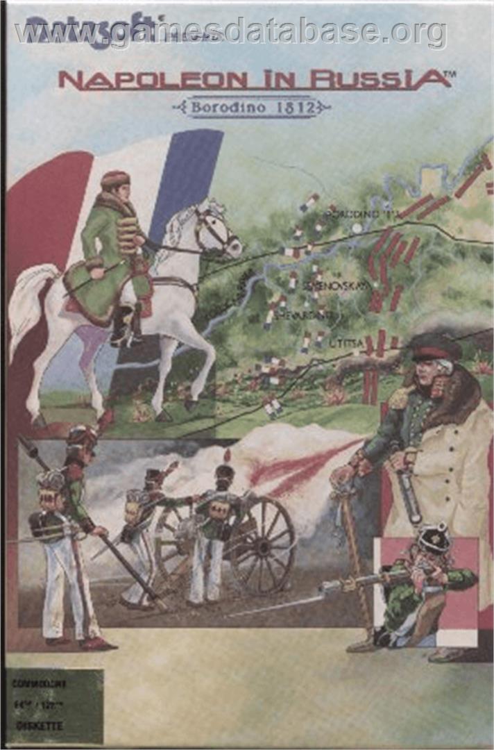 Napoleon In Russia: Borodino 1812 - Commodore 64 - Artwork - Box