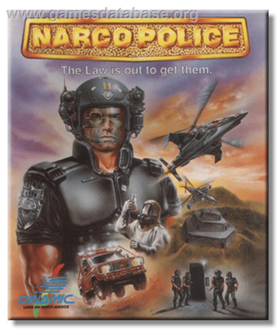 Narco Police - Commodore 64 - Artwork - Box