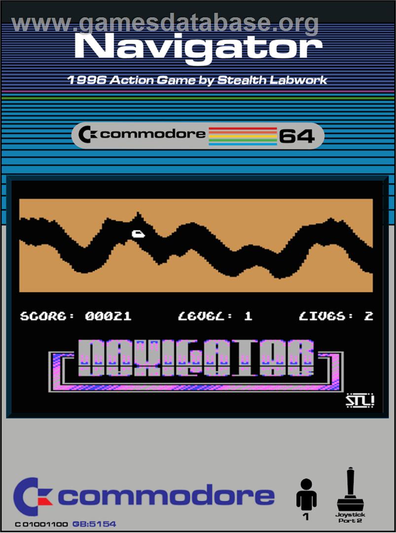 Navigator (Stealth Labwork) - Commodore 64 - Artwork - Box