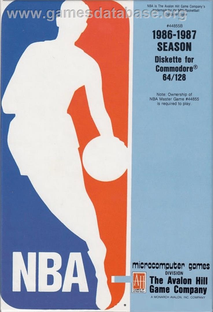 Nba - Commodore 64 - Artwork - Box