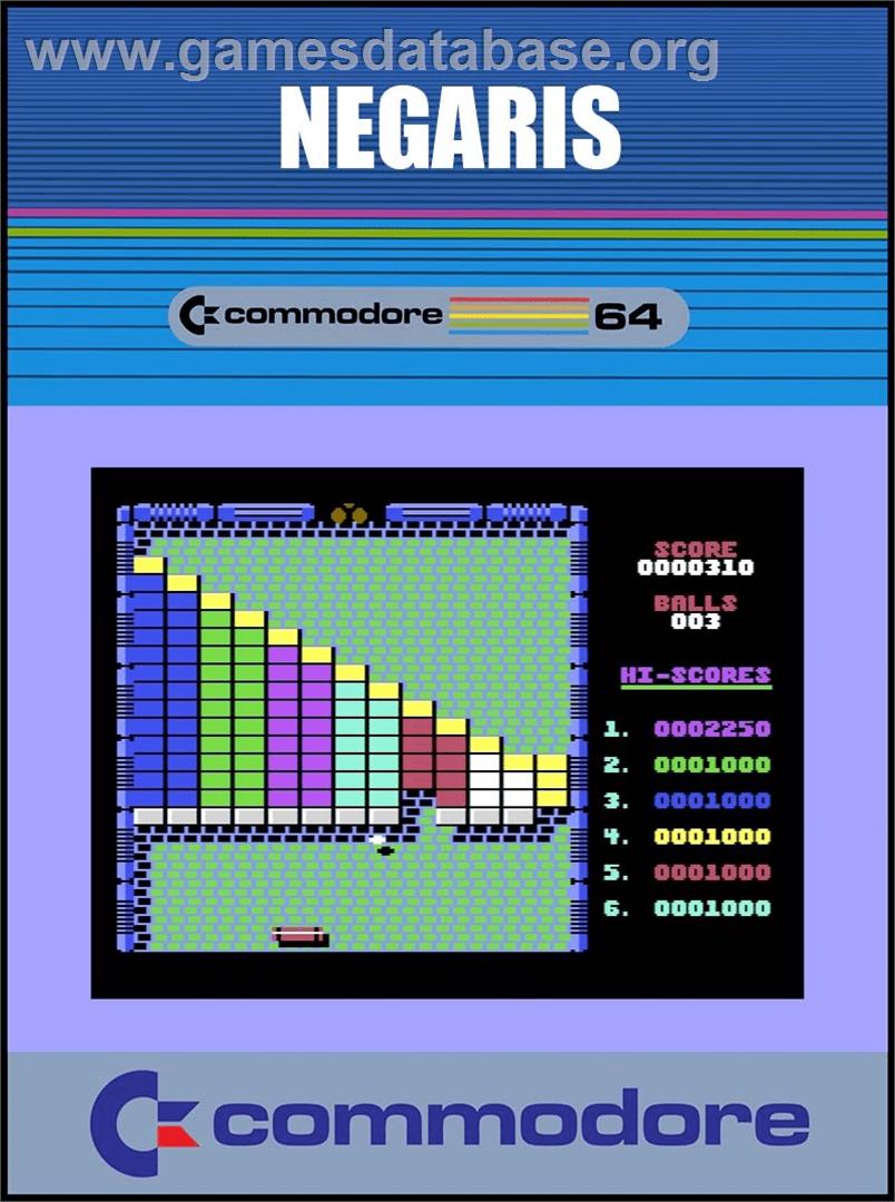 Negaris - Commodore 64 - Artwork - Box