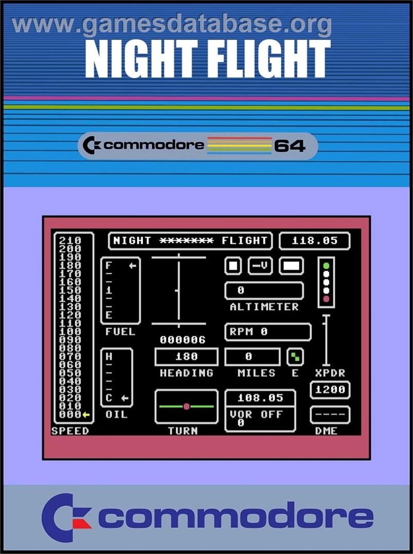 Night Flight - Commodore 64 - Artwork - Box