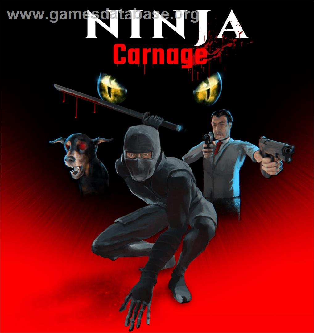 Ninja Carnage - Commodore 64 - Artwork - Box