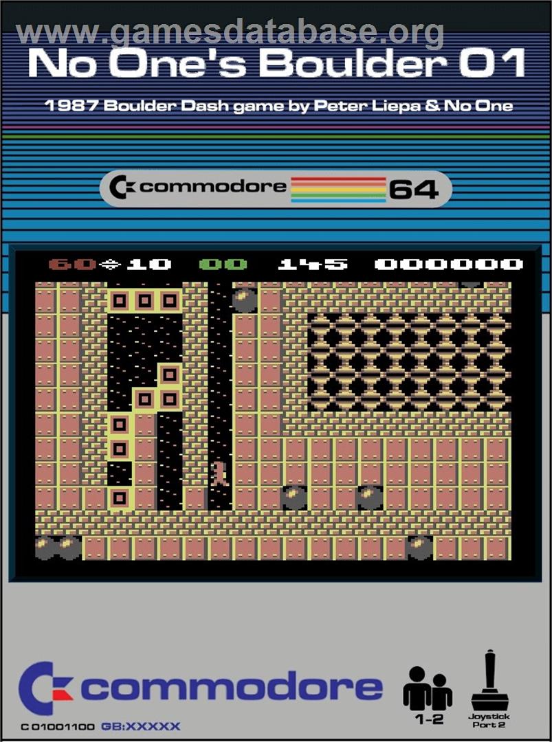 No One's Boulder 01 - Commodore 64 - Artwork - Box