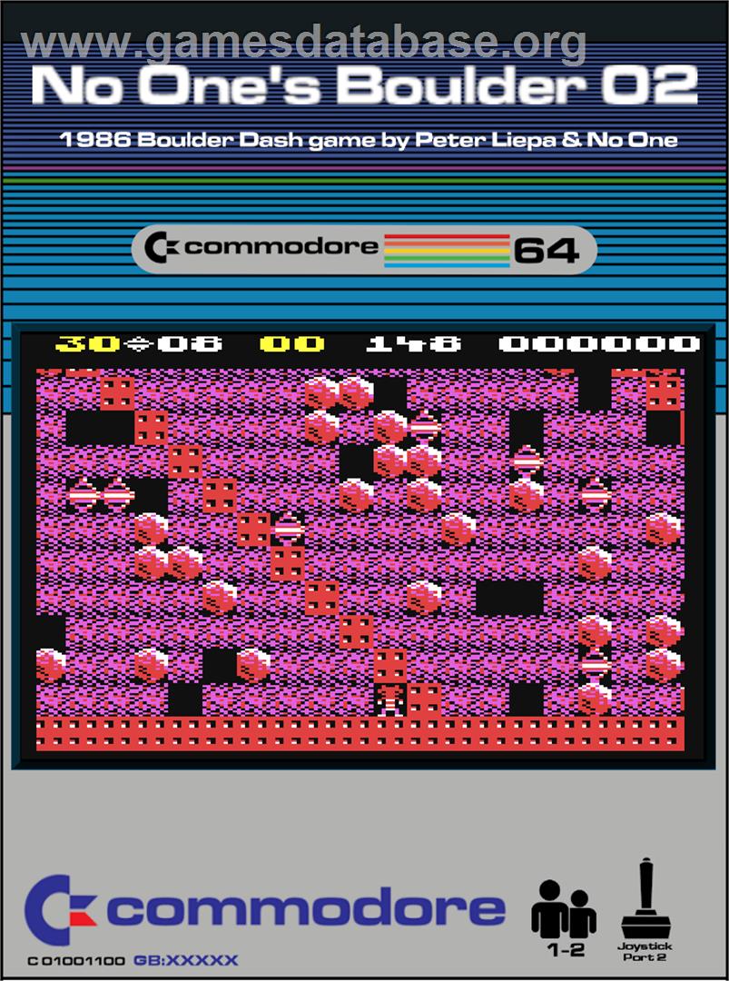 No One's Boulder 02 - Commodore 64 - Artwork - Box