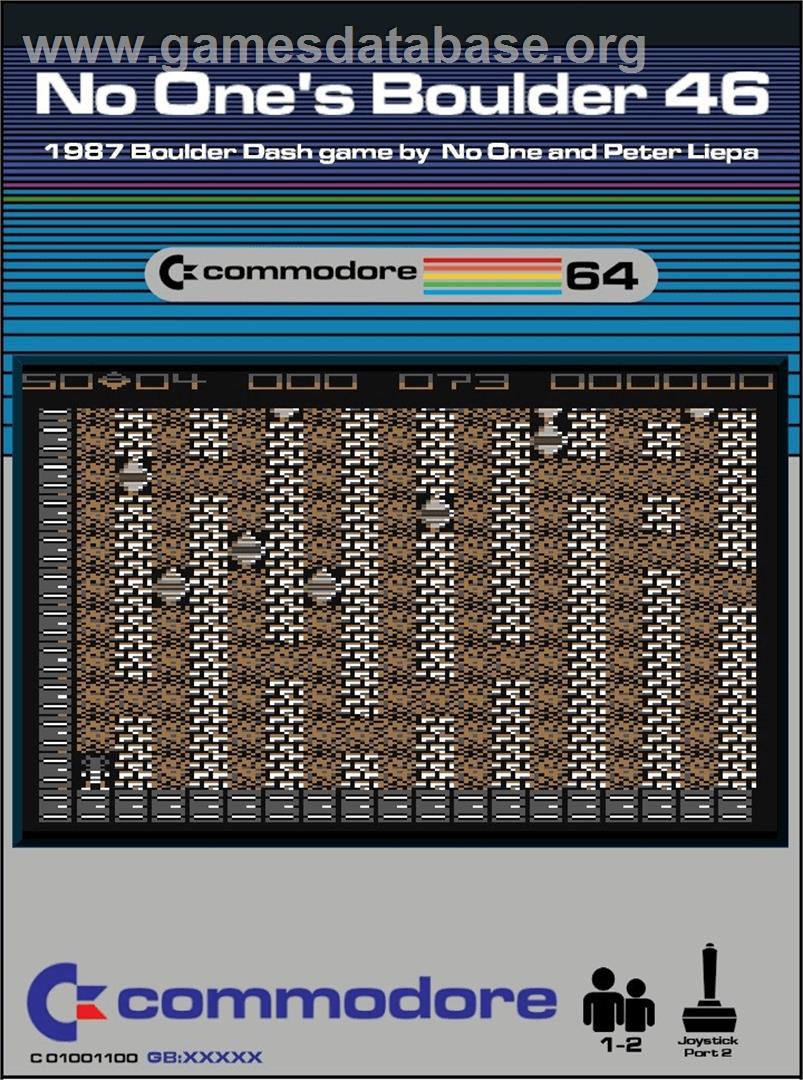 No One's Boulder 46 - Commodore 64 - Artwork - Box
