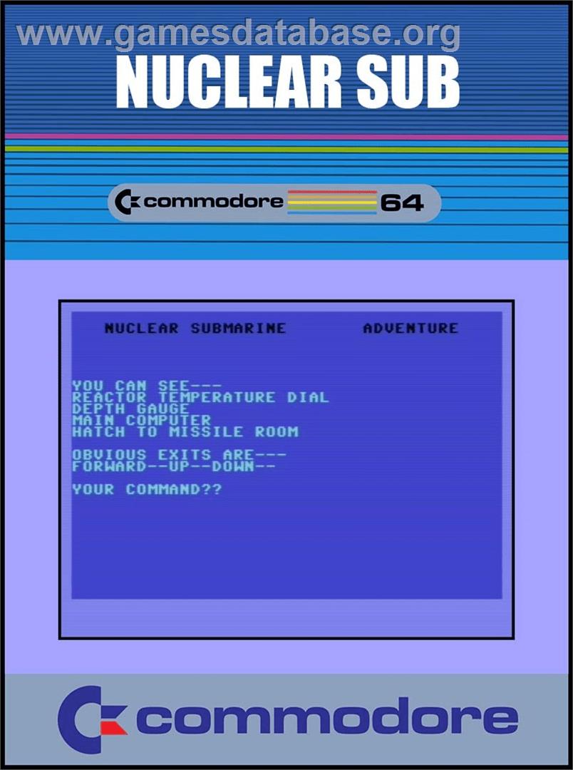 Nuclear Submarine Adventure - Commodore 64 - Artwork - Box