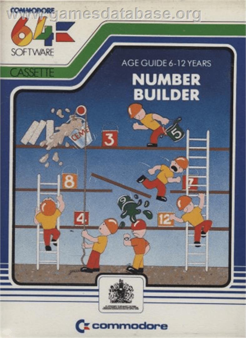 Number Builder - Commodore 64 - Artwork - Box