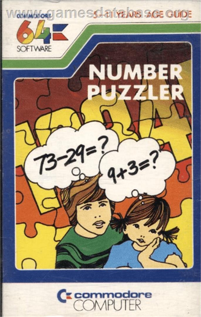 Number Puzzler - Commodore 64 - Artwork - Box