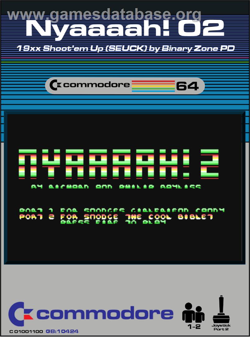 Nyaaaah! 02 - Commodore 64 - Artwork - Box