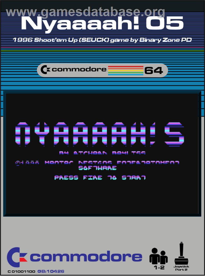 Nyaaaah! 05 - Commodore 64 - Artwork - Box