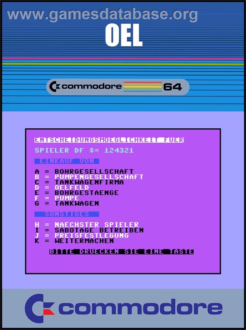 Oel - Commodore 64 - Artwork - Box