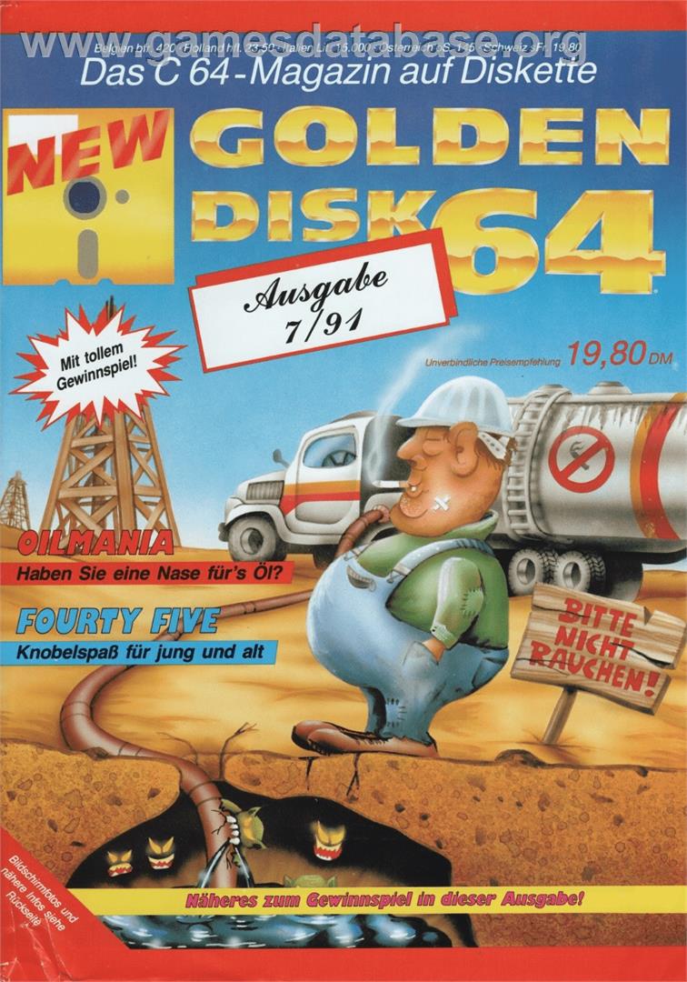 Oilmania - Commodore 64 - Artwork - Box
