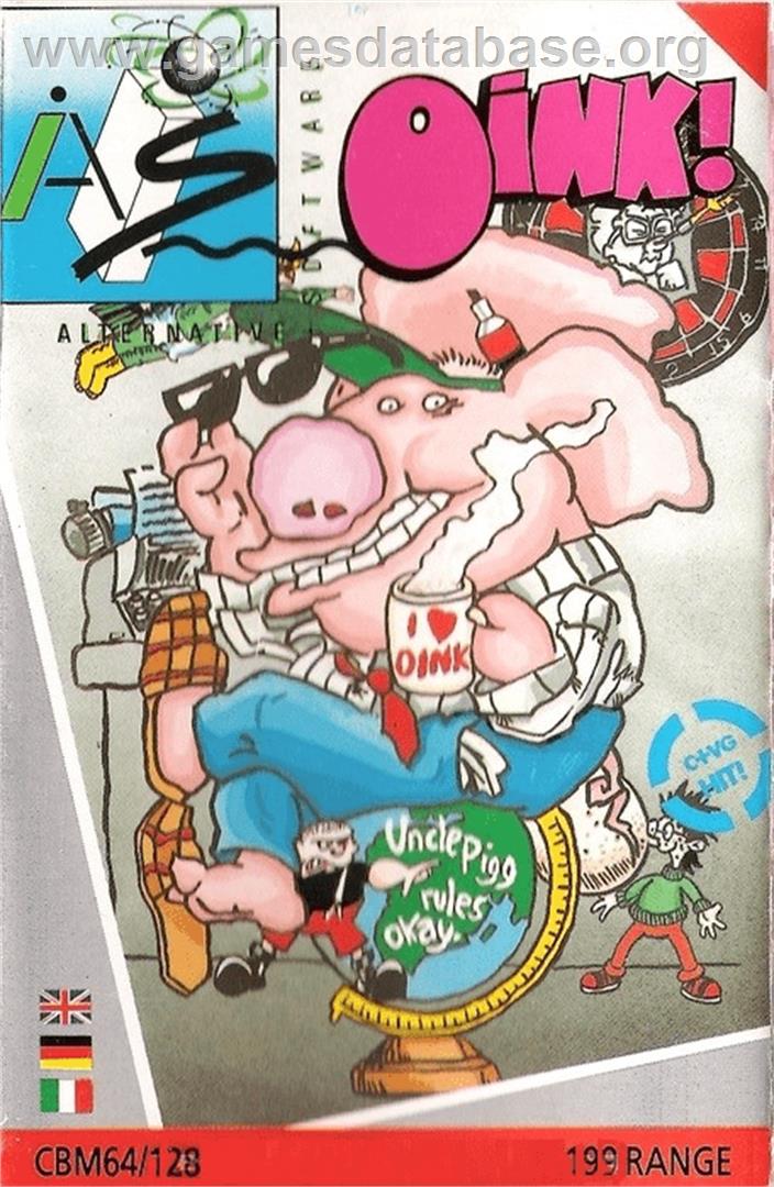 Oink! - Commodore 64 - Artwork - Box