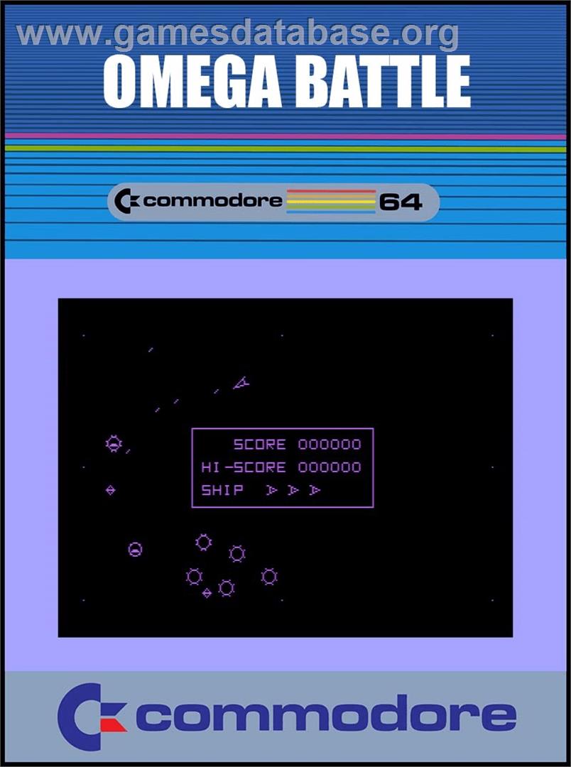 Omega Battle - Commodore 64 - Artwork - Box