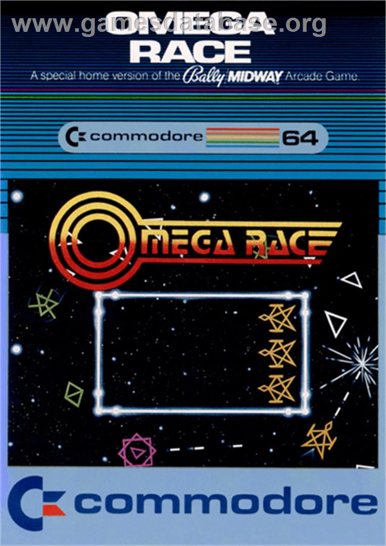Omega Race - Commodore 64 - Artwork - Box