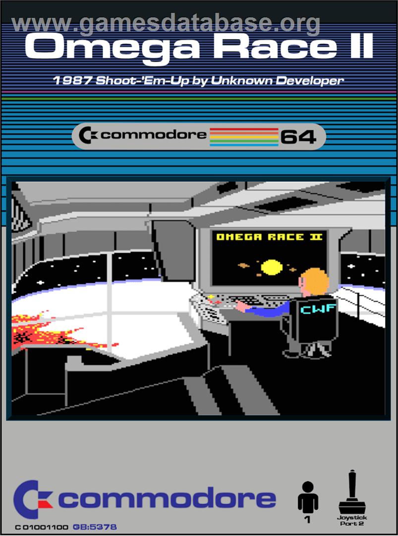 Omega Race 2 - Commodore 64 - Artwork - Box