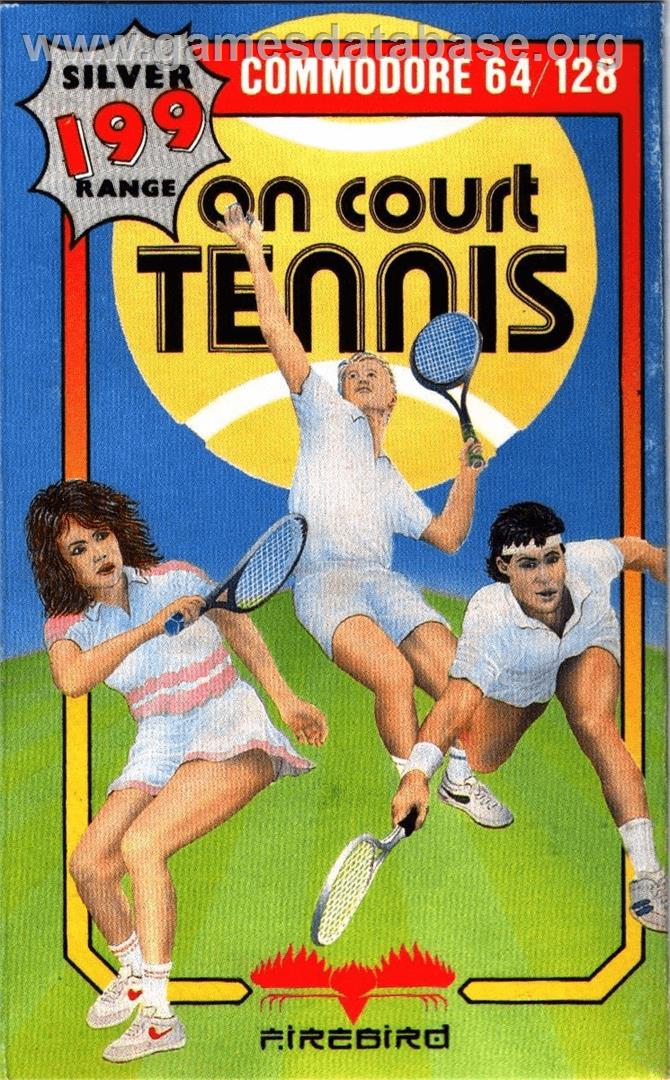 On Court Tennis - Commodore 64 - Artwork - Box