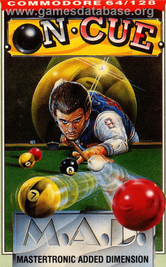On Cue - Commodore 64 - Artwork - Box