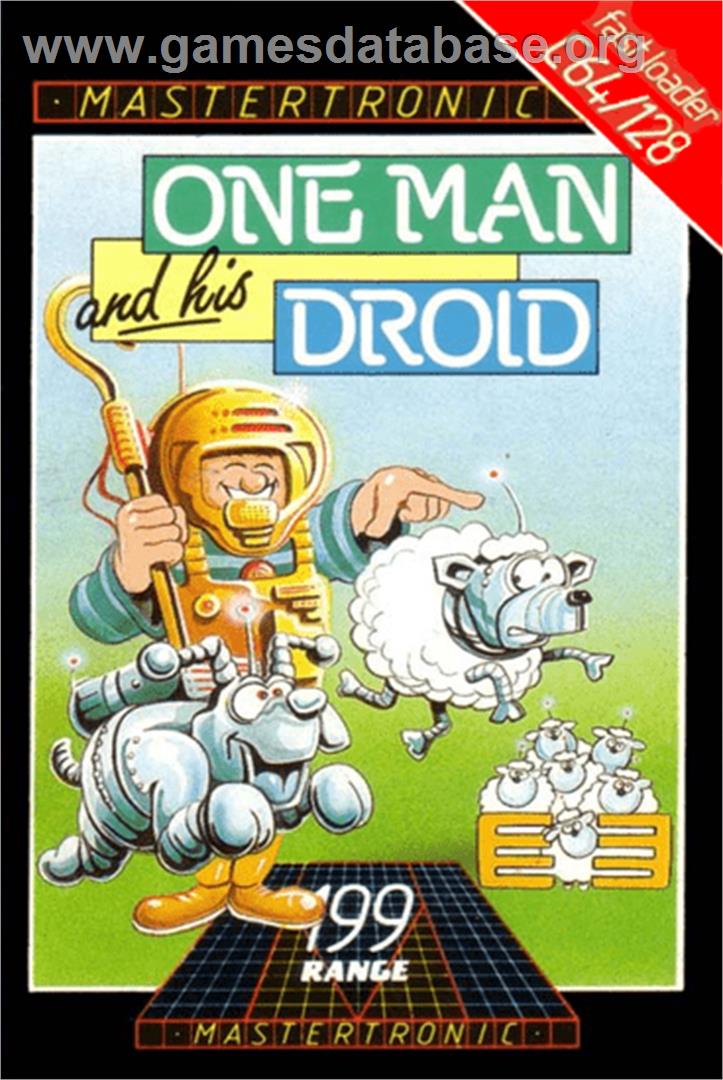 One Man and His Droid - Commodore 64 - Artwork - Box