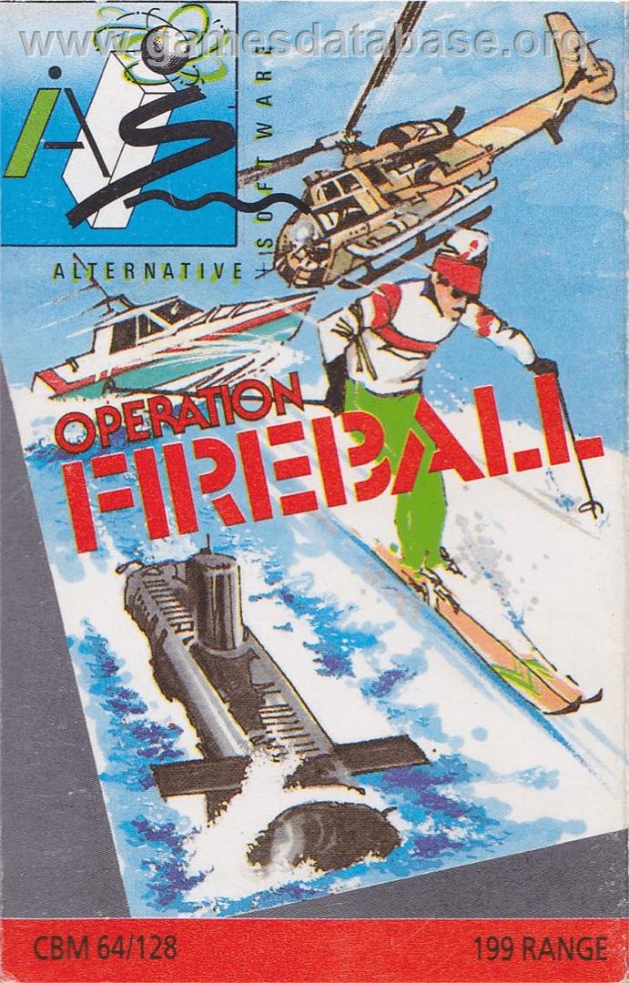 Operation Fireball - Commodore 64 - Artwork - Box