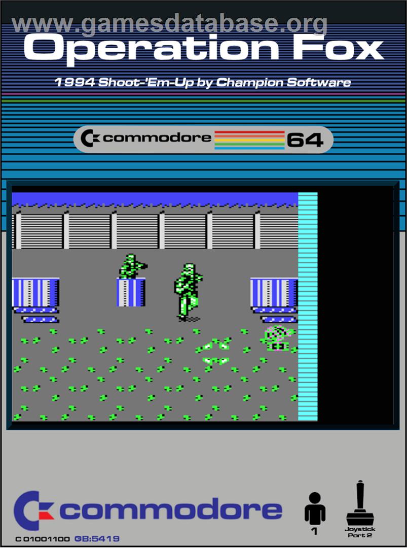 Operation Fox - Commodore 64 - Artwork - Box