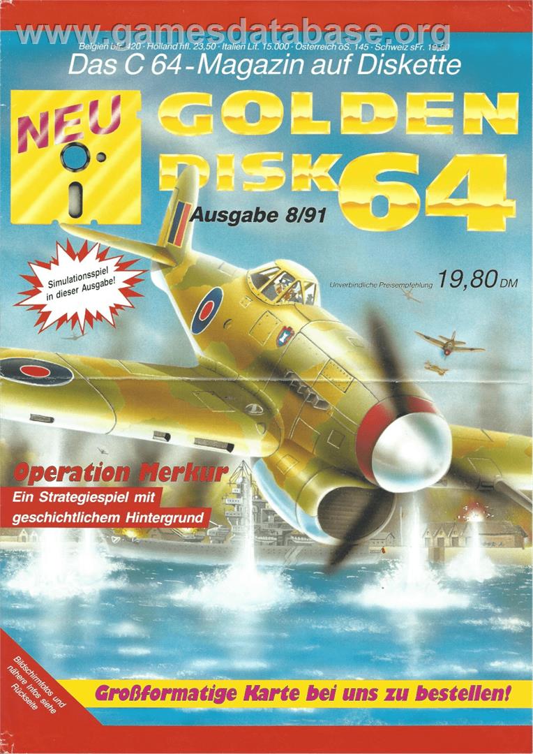 Operation Merkur - Commodore 64 - Artwork - Box
