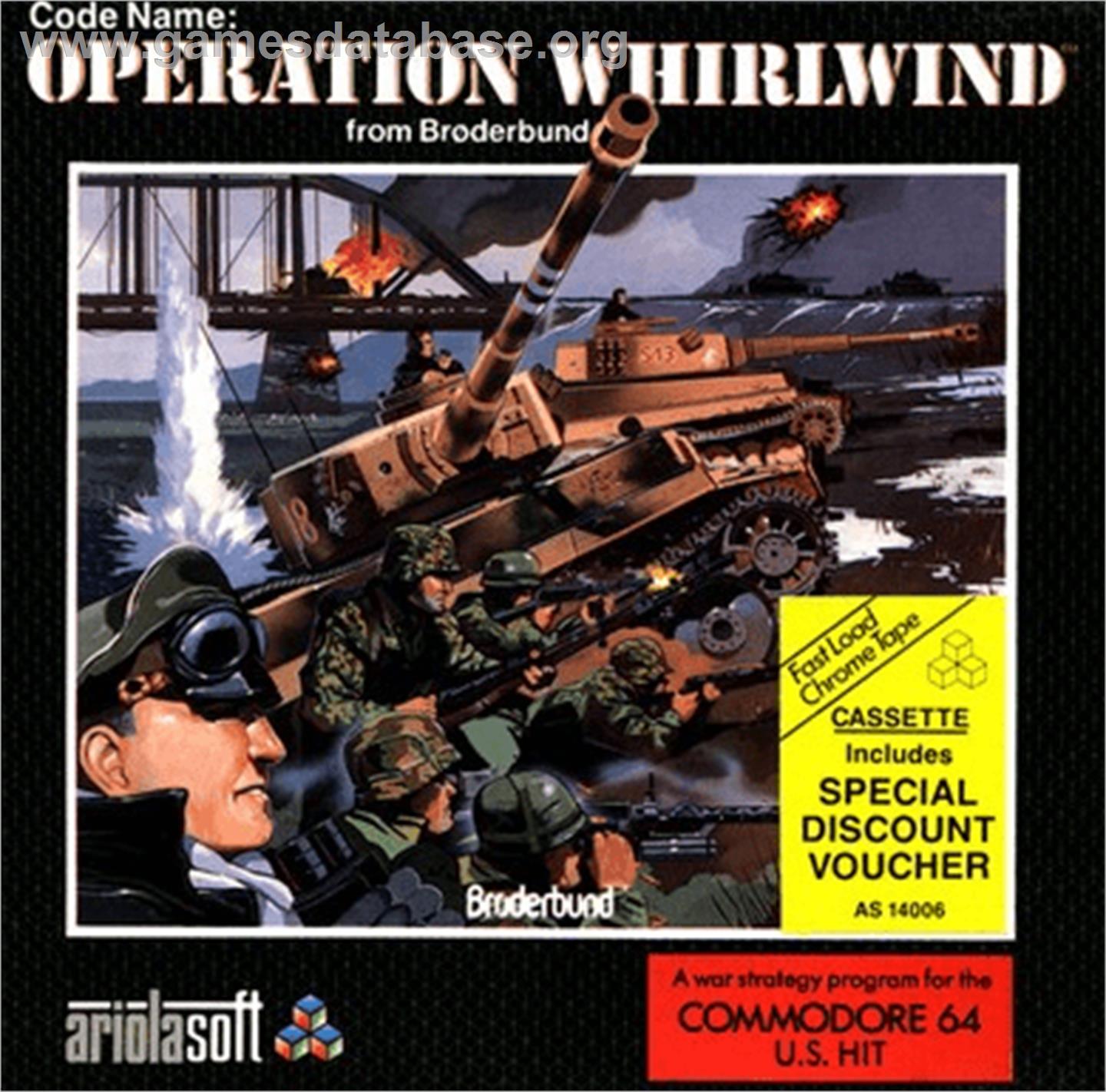 Operation Whirlwind - Commodore 64 - Artwork - Box