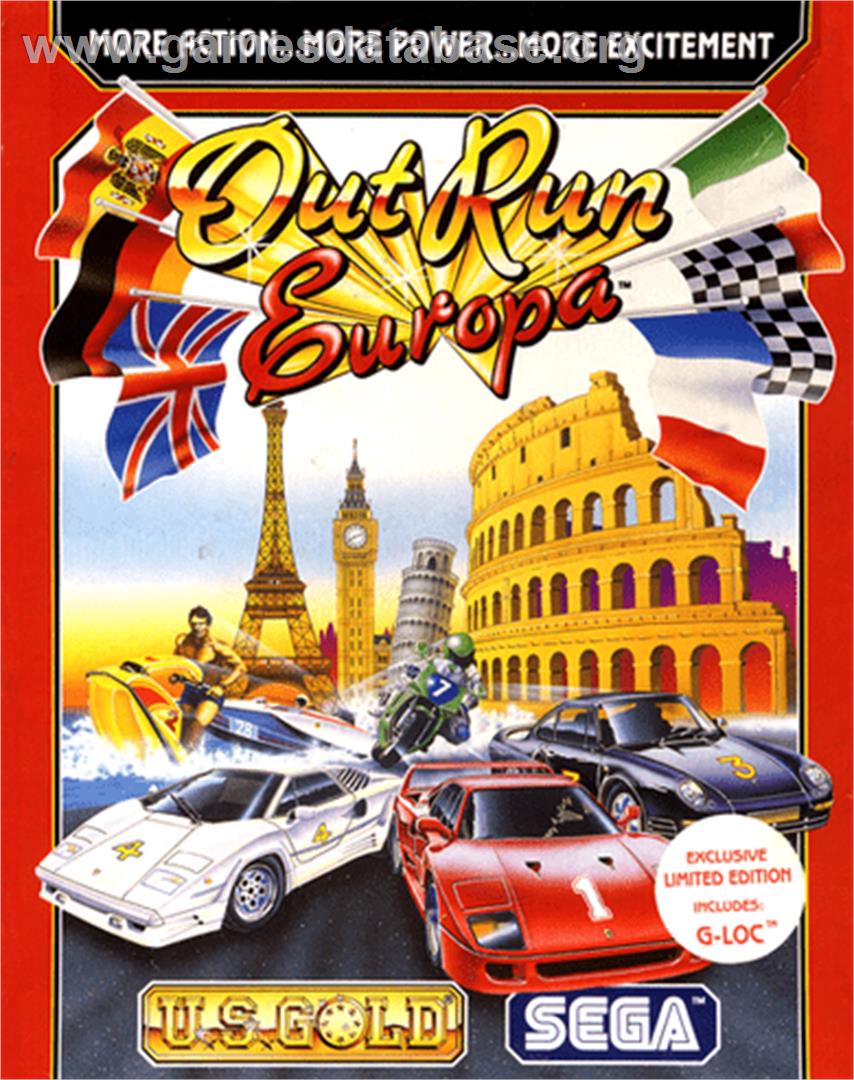 OutRun Europa - Commodore 64 - Artwork - Box