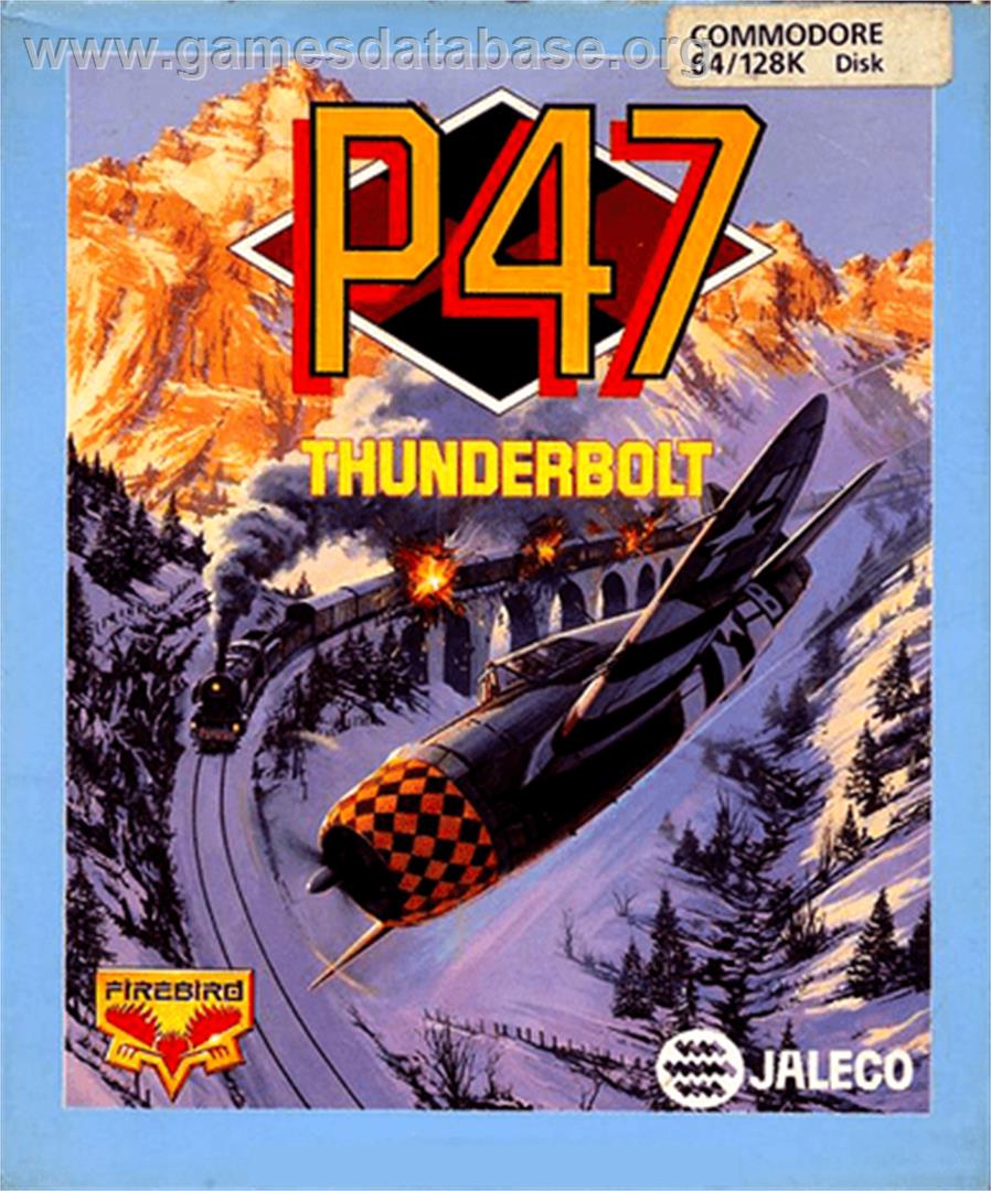 P-47 Thunderbolt: The Freedom Fighter - Commodore 64 - Artwork - Box