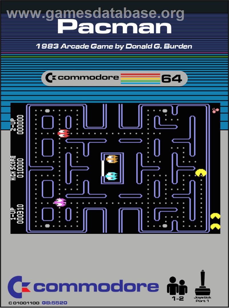Pac-Man (PCW) - Commodore 64 - Artwork - Box