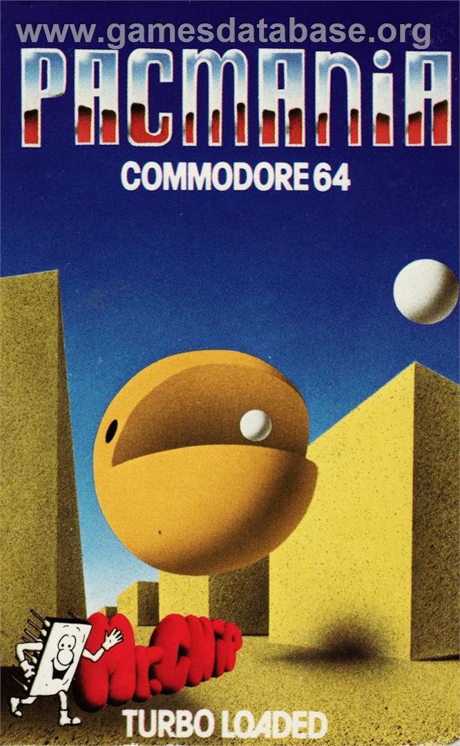 Pac-mania - Commodore 64 - Artwork - Box
