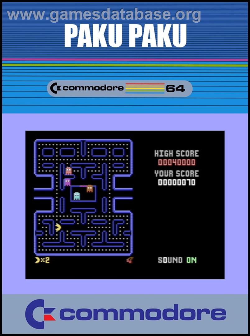 Paku Paku - Commodore 64 - Artwork - Box