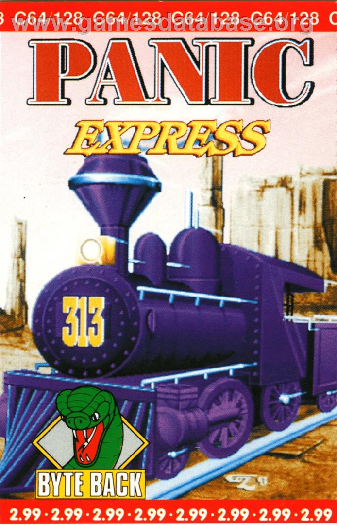 Panic Express - Commodore 64 - Artwork - Box