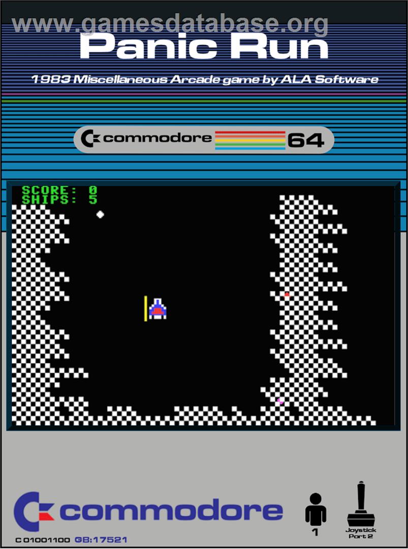 Panic Run - Commodore 64 - Artwork - Box