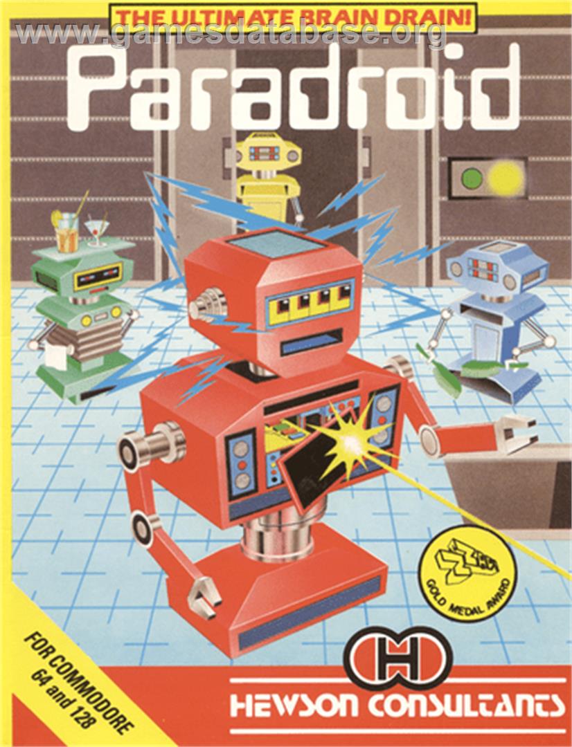 Paradroid - Commodore 64 - Artwork - Box