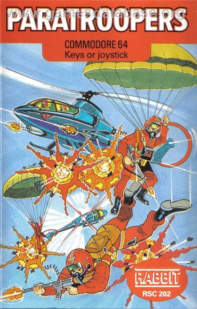Paratroopers - Commodore 64 - Artwork - Box