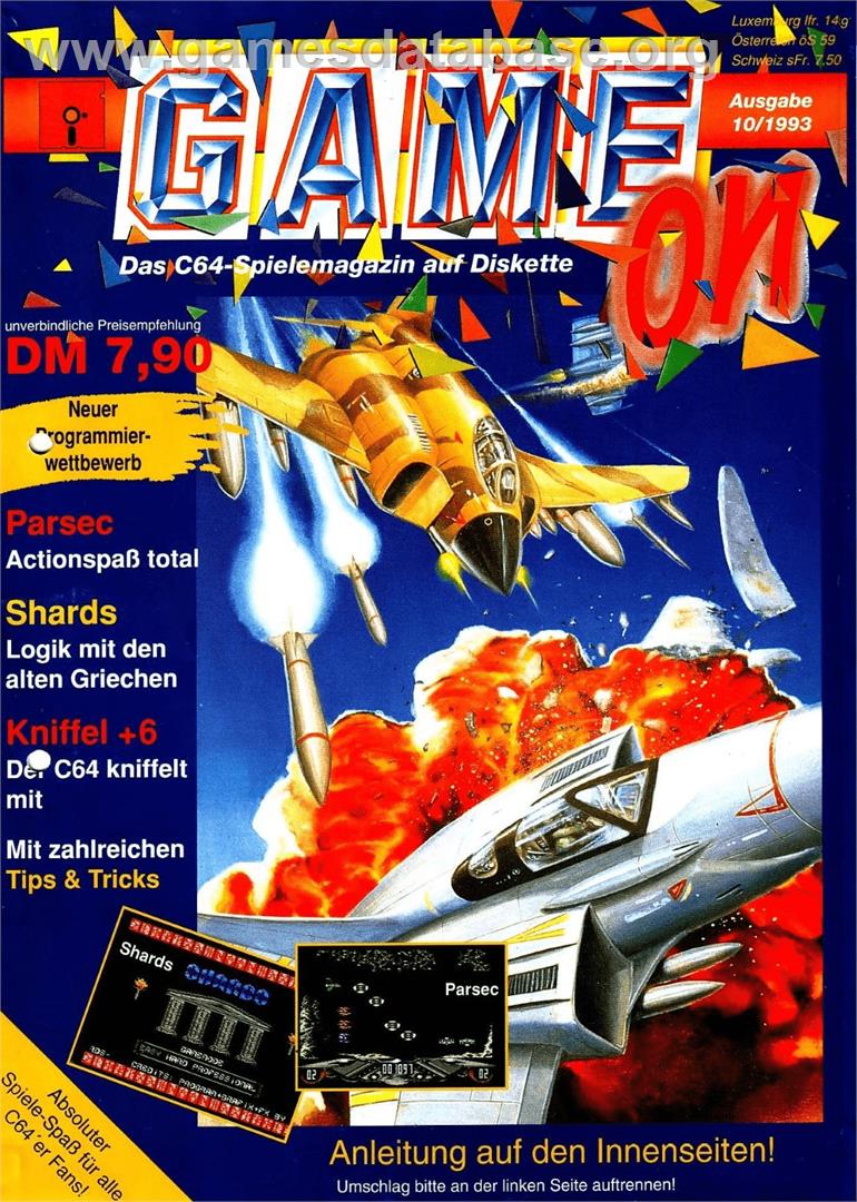 Parsec - Commodore 64 - Artwork - Box