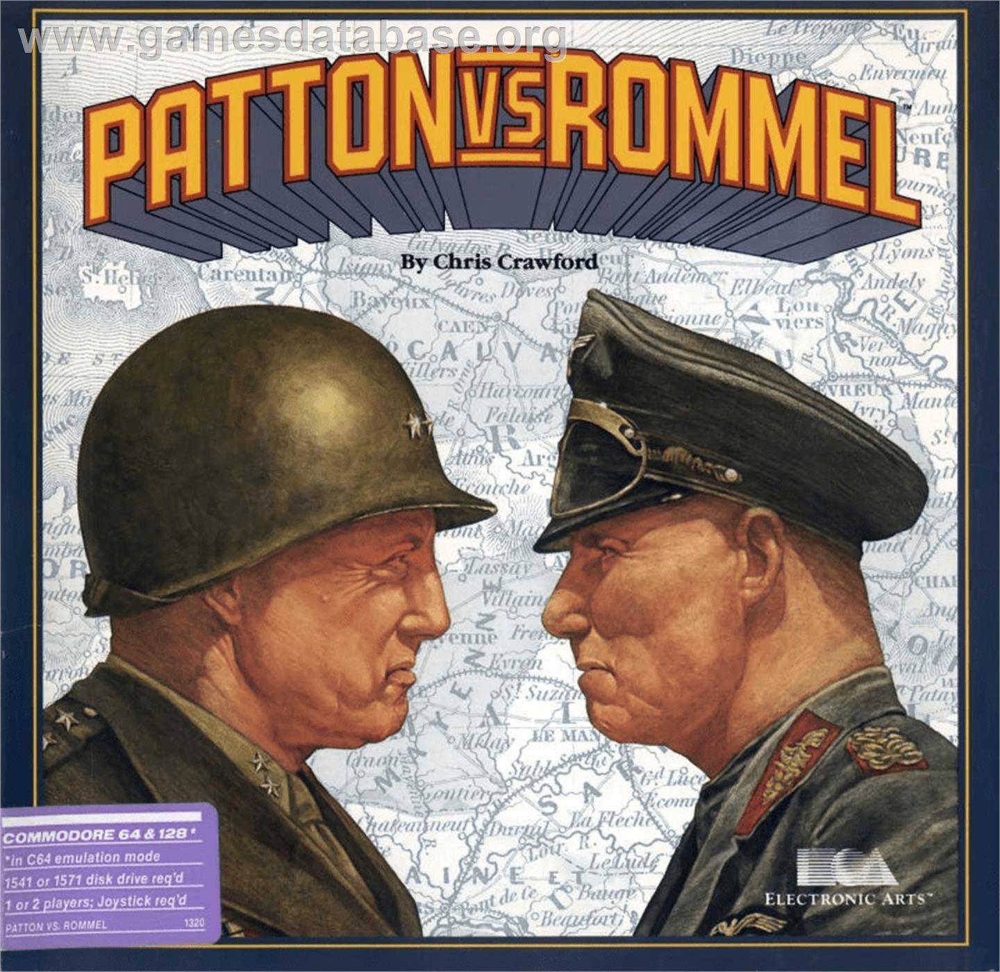 Patton Vs Rommel - Commodore 64 - Artwork - Box