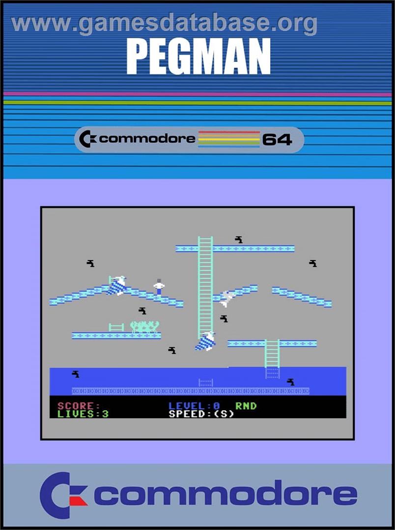 Pegman - Commodore 64 - Artwork - Box