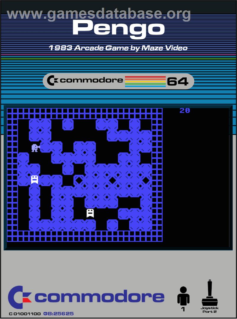 Pengo / Petch - Commodore 64 - Artwork - Box