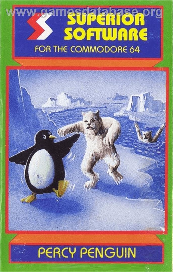 Percy Penguin - Commodore 64 - Artwork - Box
