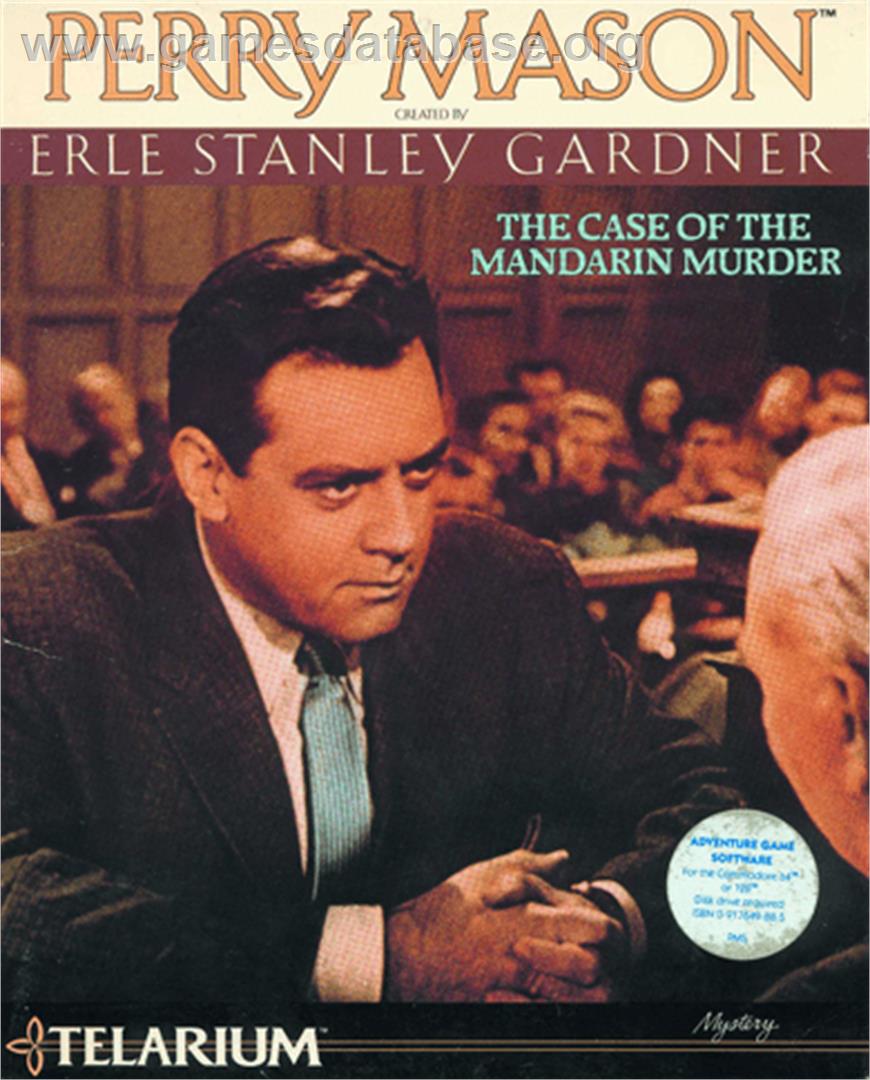Perry Mason: The Case of the Mandarin Murder - Commodore 64 - Artwork - Box