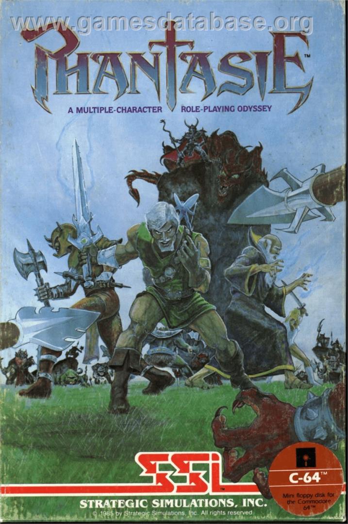 Phantasie - Commodore 64 - Artwork - Box