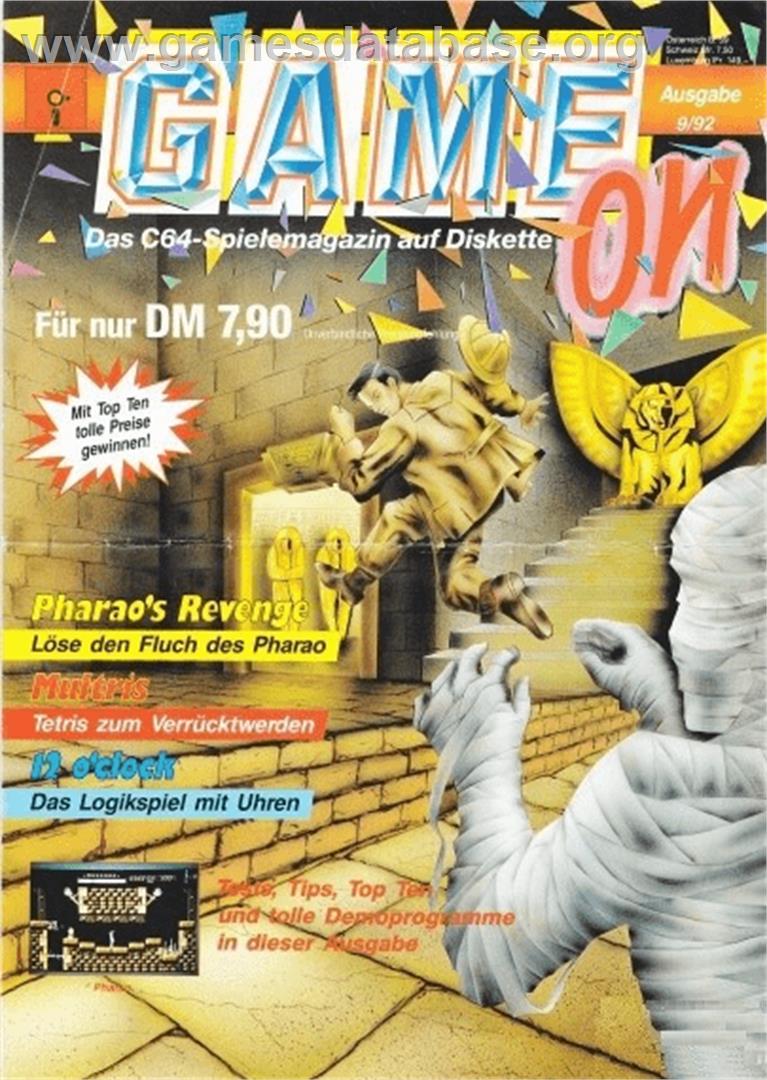 Pharaoh - Commodore 64 - Artwork - Box