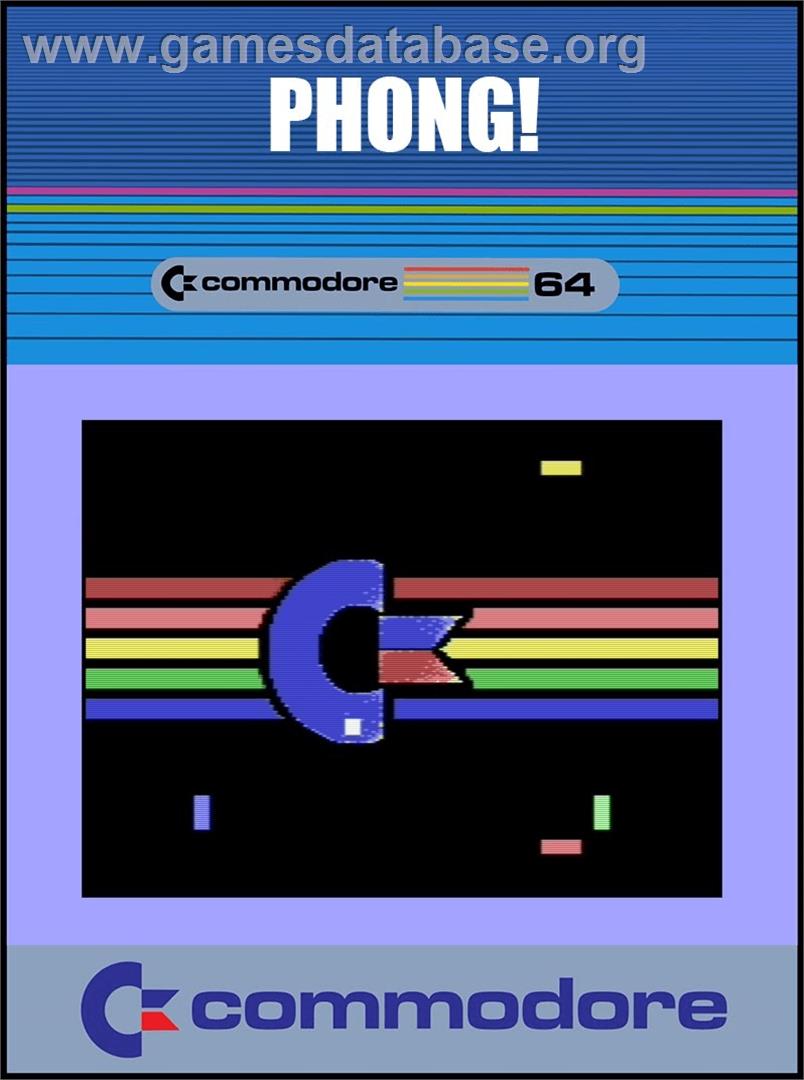 Phong! - Commodore 64 - Artwork - Box