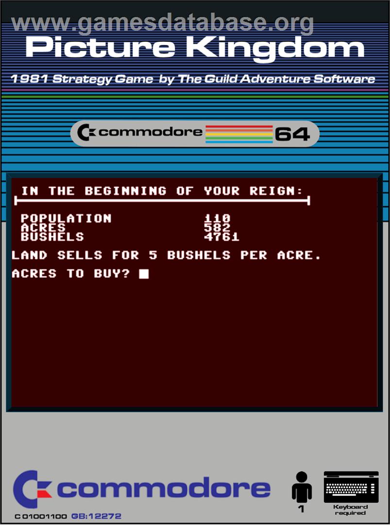 Picture Kingdom - Commodore 64 - Artwork - Box